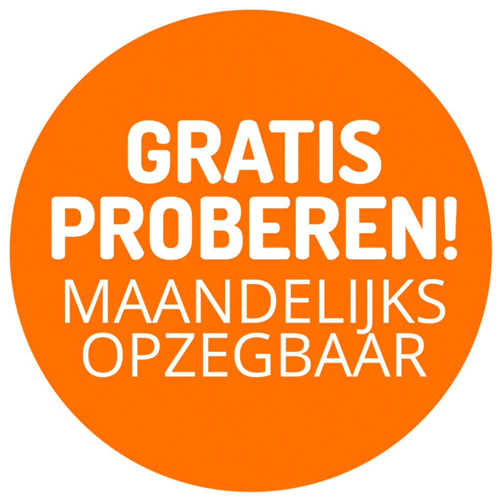 Cleanprofs sticker - gratis proberen! maandelijks opzegbaar